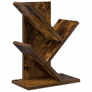 vidaXL Koka grāmatu plaukts 3 līmeņi 30 x 18 x 40 cm Inženierijas koks
