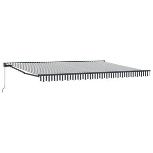vidaXL Pārklājuma struktūra Antracīts un balts 450 &times; 300 cm