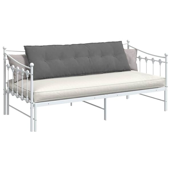 vidaXL Atpakaļ spilvens Tum&scaron;i pelēks 160 x 50 cm Mikrofibra