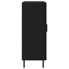 vidaXL kumode, melna, 69,5x34x90 cm, inženierijas koks