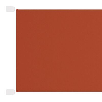 vidaXL vertikāla markīze, sarkanbrūna, 180x600 cm, Oksfordas audums