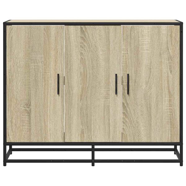 vidaXL bufete Sonoma ozols 94x35x76 cm Engineered Wood