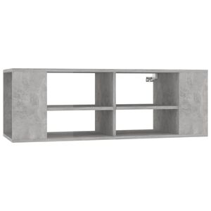 vidaXL sienas TV skapītis betona pelēks 102x35x35 cm inženierijas koks
