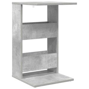 vidaXL Sānu galds Betona pelēks 40 x 35 x 60,5 cm Inženierijas koks