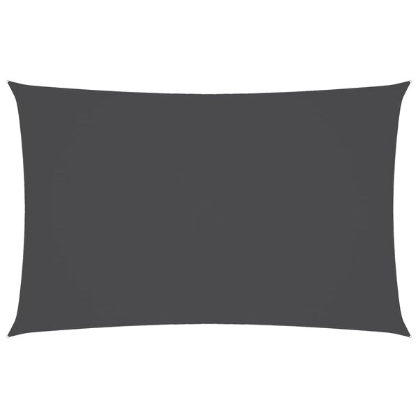 vidaXL saulessargs, taisnstūra, 2,5x5 m, antracītpelēks audums