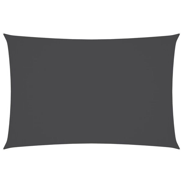 vidaXL saulessargs, taisnstūra, 5x7 m, antracītpelēks oksforda audums