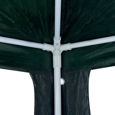 vidaXL svinību telts, zaļa, PE, 3x6 m