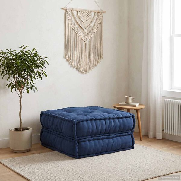 vidaXL Modulārais dīvāna vienība Indigo 70 x 70 x 36 cm audums
