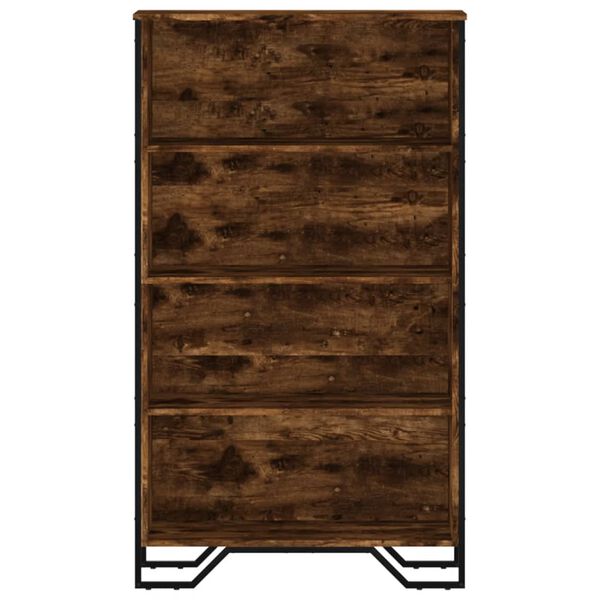 vidaXL grāmatplaukts, ozola krāsa, 80x31x137,5 cm, inženierijas koks