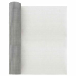 vidaXL Tīkls 40 x 500 cm 18 mesh Nerūsējo&scaron;ais tērauds 304 Sudraba