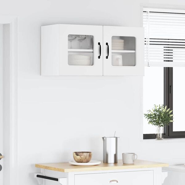 vidaXL Virtuves Skapis Kalmar Balts 80 x 31 x 40 cm Inženierijas koks