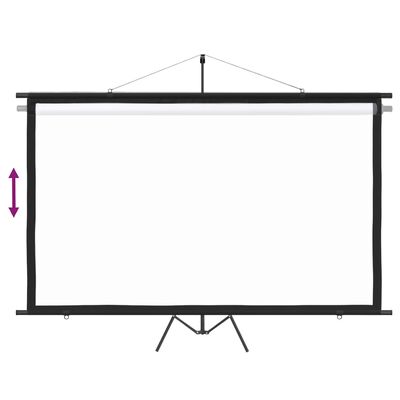 vidaXL projekcijas ekrāns ar statīvu, 120", 16:9
