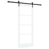 vidaXL Slīdo&scaron;ās durvis Balts 83 x 202 cm