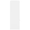 vidaXL skapis, balts, 60x29,5x90 cm, inženierijas koks
