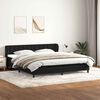 vidaXL Box Spring Gulta ar matračiem Melns 200x210 cm Velvet