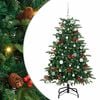 vidaXL Mākslīgā Ziemassvētku eglīte su 150 LED ar statīvu Zaļa 150 cm