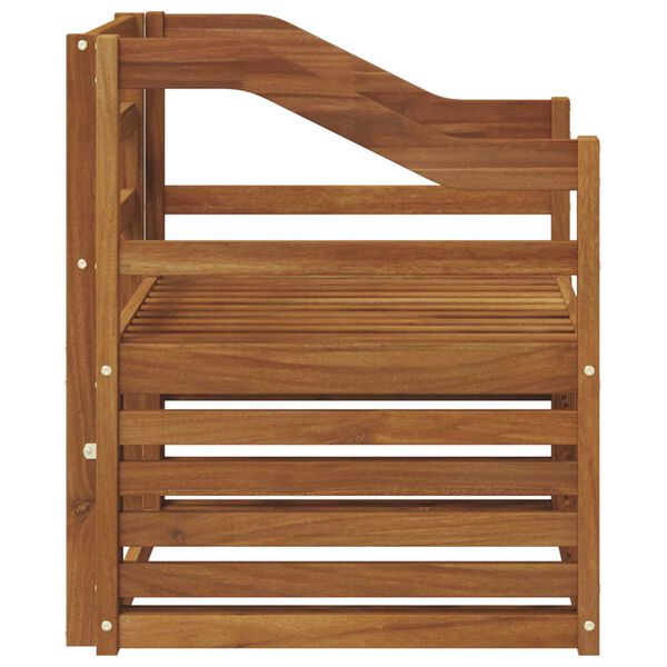 vidaXL Āra dīvānu komplekts Dabiska 67 x 63 x 73 cm