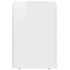 vidaXL Naktsgaldiņ&scaron; Augsta spīduma baltā krāsa 29.5 x 35 x 50 cm