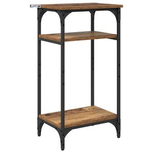 vidaXL Sānu galds Vecs koks 40 x 30 x 75 cm Inženierijas koks