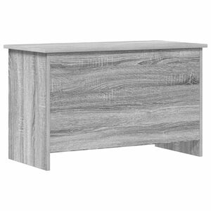 vidaXL Uzglabā&scaron;anas kaste ar uzglabā&scaron;anu Pelēks Sonoma 80 x 40 x 50 cm