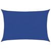 vidaXL saulessargs, 160 g/m&sup2;, taisnstūra, zils, 5x6 m, HDPE