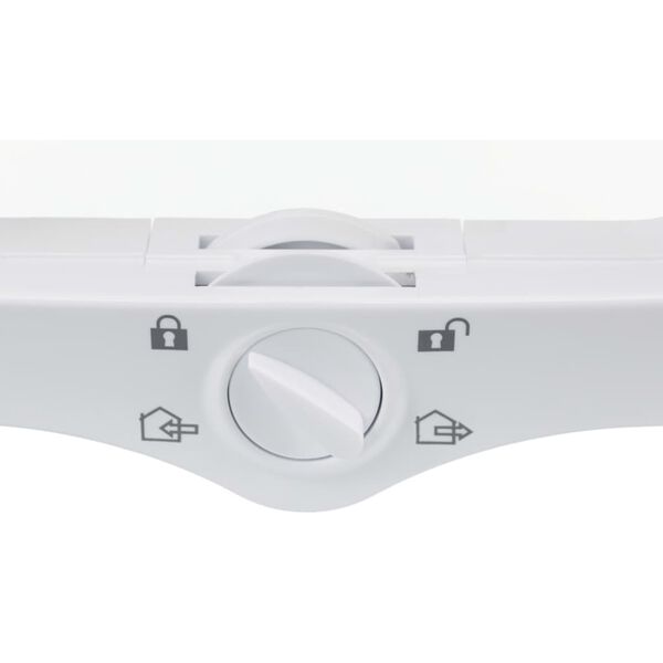 TRIXIE 4-režīmu durvis kaķiem, ar 2 tuneļiem, baltas