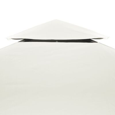 vidaXL nojumes jumta maiņas pārklājs, 3 x 4 m, 310 g/m², krēmbalts