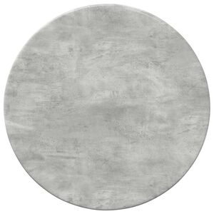vidaXL Galda virsma Betona pelēka &Oslash; 30 x 1,5 cm Inženierijas koks
