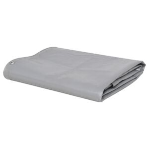 vidaXL brezenta pārklājs, 650 g/m&sup2;, 6x8 m, pelēks