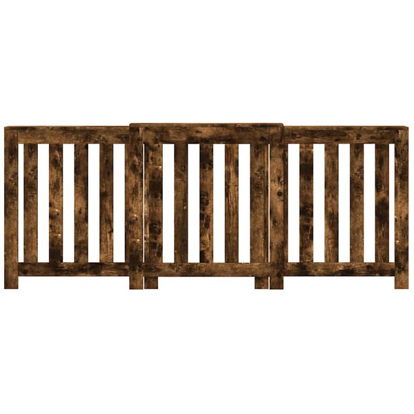 vidaXL radiatora pārsegs, ozolkoka, 205x21,5x83,5cm, inženierijas koks