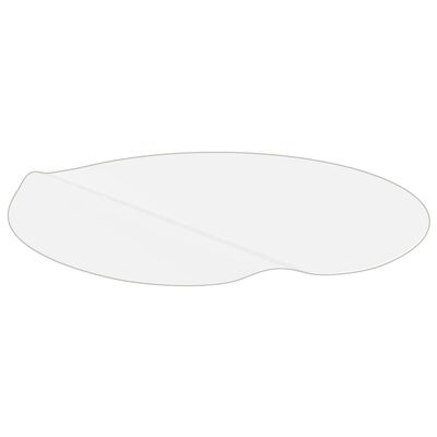vidaXL galda aizsargsegums, caurspīdīgs, Ø60 cm, 2 mm, PVC