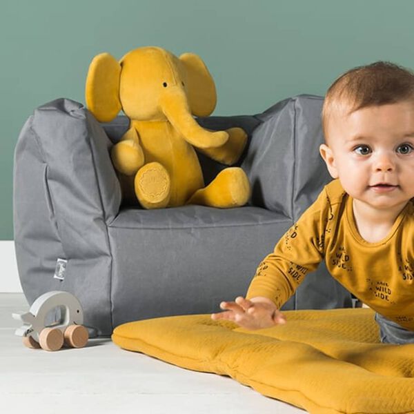 Jollein pupu maisa krēsls, pelēks