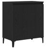 vidaXL Puse Melns ozolkoks 60 x 35 x 70 cm Inženierijas koks