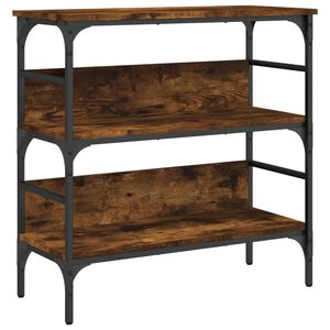 vidaXL konsoles galdiņ&scaron;, ozolkoka, 75x32x75 cm, inženierijas koks