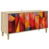 vidaXL Televizora skapī&scaron;a HEESCH 102 x 33 x 50 cm Sonoma