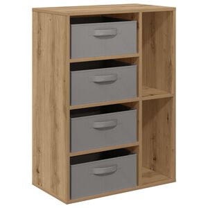 vidaXL Puse Artisan Ozols 60 x 33,5 x 84 cm