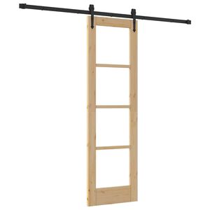 vidaXL Slīdo&scaron;ās durvis ORKDAL Dabiska 61 x 198,5 cm