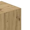vidaXL Skapis Artisan Oak 80x52x180 cm Engineered Wood