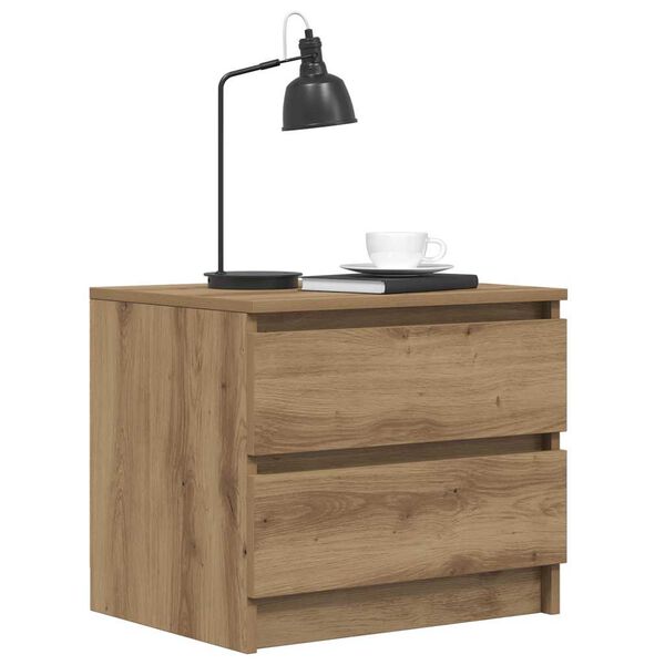 vidaXL Naktsskapīši 2 gab Artisan Oak 50x40x43.5 cm Engineered Wood