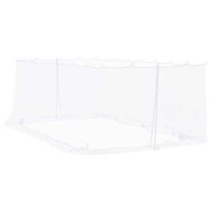 vidaXL Moskītu tīkls nojumei 220 mesh Balts 6 x 3 x 2 m Poliesters
