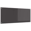 vidaXL Virtuves aizsargpanelis Tumši pelēka 120 x 50 x 0,6 cm