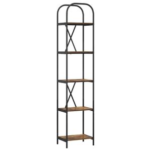 vidaXL Grāmatu plaukts 5 līmeņi 40 x 30 x 183 cm Inženierijas koks