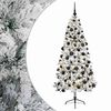 vidaXL Mākslīgā Ziemassvētku egle ar bumbiņu 210 cm 300 LED