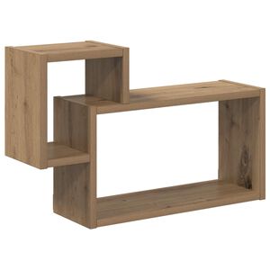 vidaXL Sienas plaukts Pie sienas Artisan Ozols 55 x 15 x 35 cm