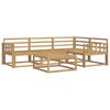 vidaXL Āra dīvānu komplekts 5 pcs Balts 79 x 79 x 37 cm