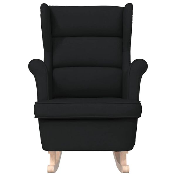 vidaXL &Scaron;ūpuļkrēsls Melns 74x90x102 cm Audums