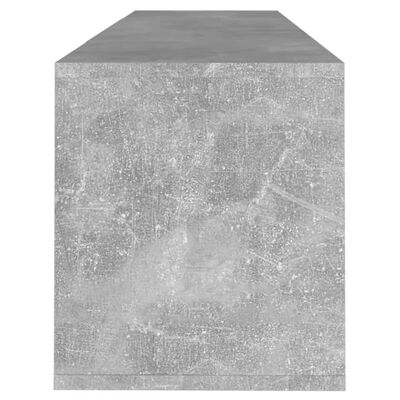 vidaXL TV skapītis, 120x30x40,5 cm, betona pelēks, skaidu plāksne