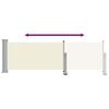vidaXL izvelkama sānu markīze, krēmkrāsa, 80x300 cm