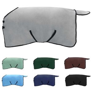 vidaXL Zirgu sega Pilnīgi gai&scaron;i pelēks un rozā Poliesters