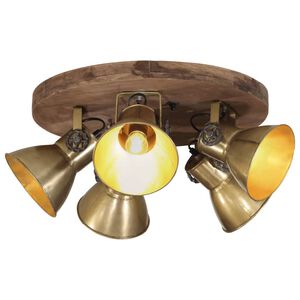 vidaXL sienas lampa 25 W, antīka misiņa krāsa, 50x50x25 cm, E27